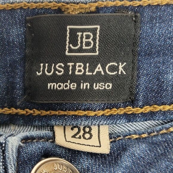 Just Black Women's Skinny Jeans Size 28 Medium Wash Blue Denim 27x27 - Picture 4 of 11